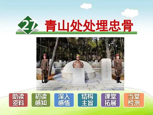 部编人教版五年级语文上册 27.青山处处埋忠骨【新版】