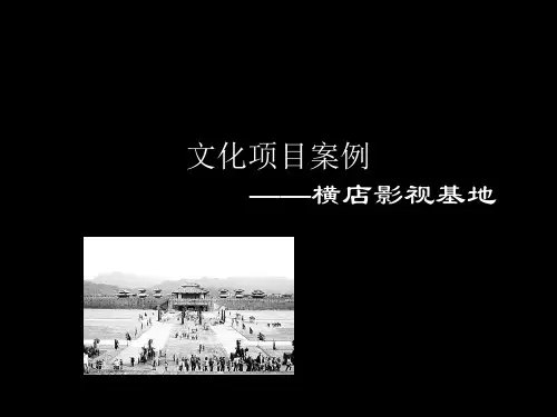 文化项目案例—横店