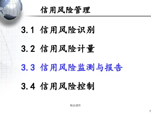 风险管理-第三章ppt课件