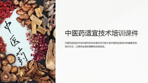 中医药适宜技术培训课件