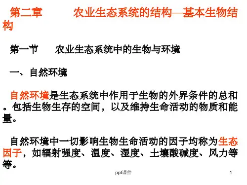 《农业生态学》PPT课件