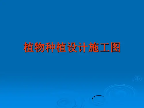植物种植设计施工图