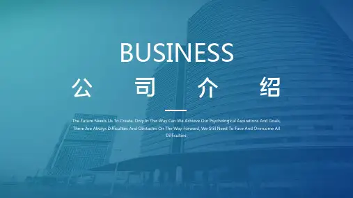 公司介绍企业宣传产品推广通用