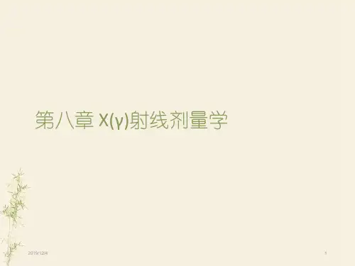 肿瘤放射物理学-第八章 X(γ)射线剂量学-120页PPT文档资料