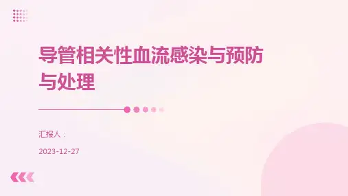 导管相关性血流感染与预防与处理