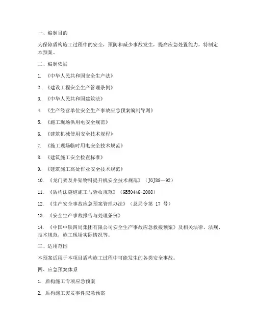 盾构专项应急预案