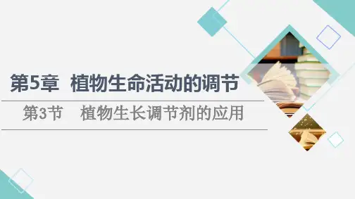 高中生物新人教版选择性必修1植物生长调节剂的应用(30张)课件