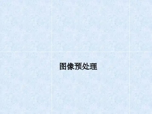 《图像预处理》PPT课件