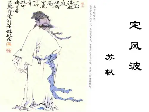 定风波公开课优秀一等奖
