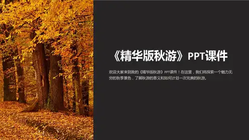 《精华版秋游》课件