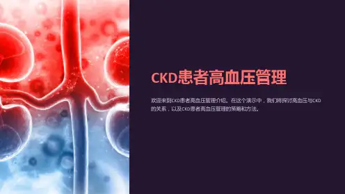 CKD患者高血压管理
