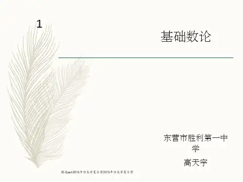 基础数论ppt课件