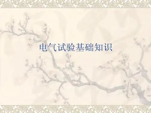 电气试验