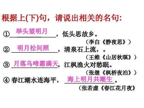 望月怀远 课件 (完美版)(共14张PPT)
