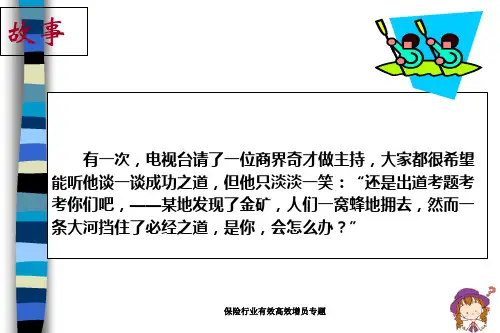 保险行业有效高效增员专题