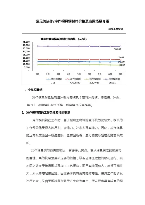 模具钢的介绍