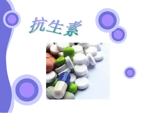 抗生素的分离