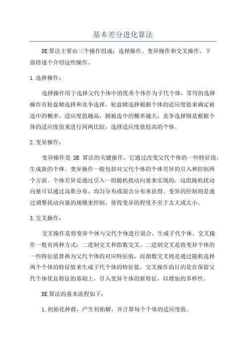 基本差分进化算法