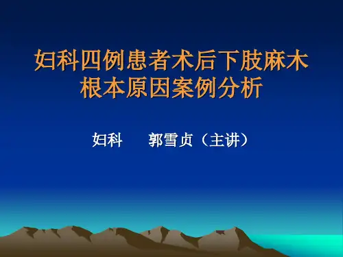 根本原因分析法案例分析PPT课件