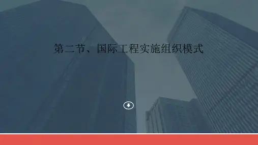 国际工程实施组织模式