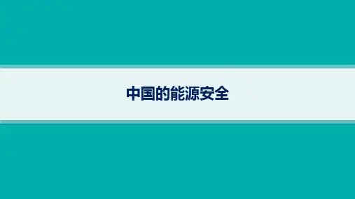 2025年高考一轮总复习地理(人教版新高考新教材)课时规范练：中国的能源安全