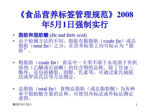 6脂类的测定解析PPT课件