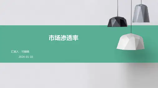 市场渗透率