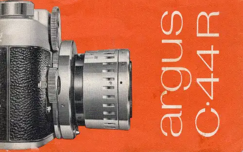 Argus C·44R 相机用户指南说明书