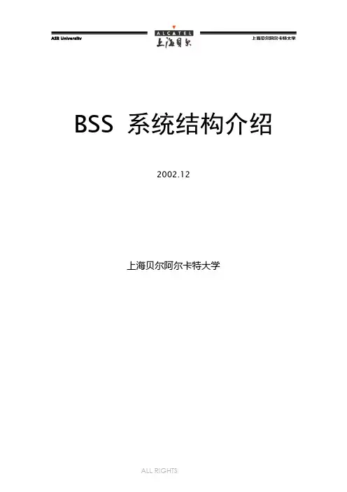 BSS 系统结构介绍