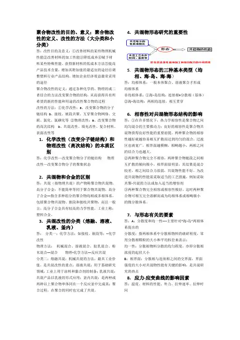 聚合物改性(完整版)