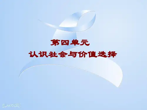 高中政治 《生活与哲学》第四单元复习课件 新人教必修4