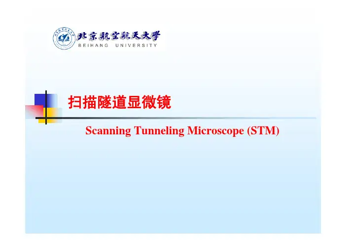 扫描隧道显微镜和原子力显微镜课件 STM与AFM