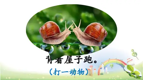 一年级上册语文14小蜗牛 课件(共31张PPT)