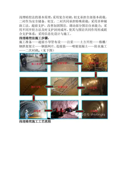 “浅埋暗挖法”施工步骤十二问