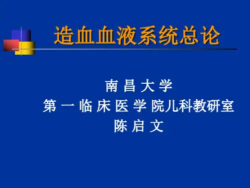 血液系统总论