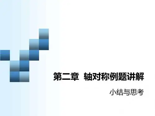 第二章  轴对称例题讲解