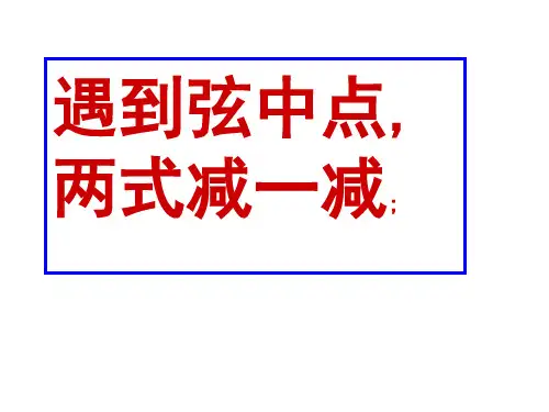 点差法