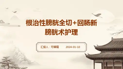 根治性膀胱全切+回肠新膀胱术护理