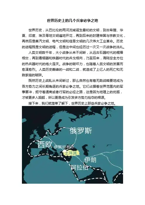 世界历史上的几个兵家必争之地