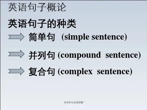 宾语从句全面讲解(1)
