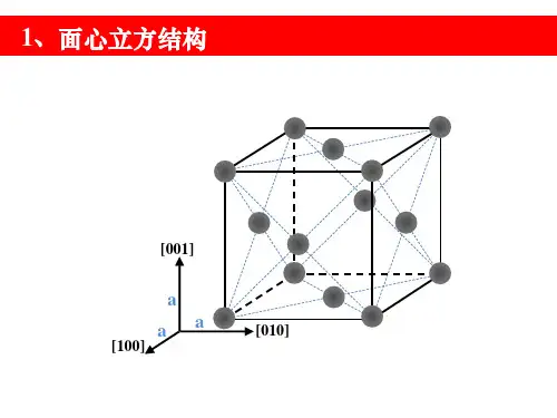 金属间化合物的晶体结构