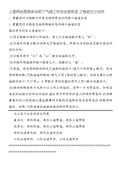 电磁阀符号及含义详解、中封中泄、中压