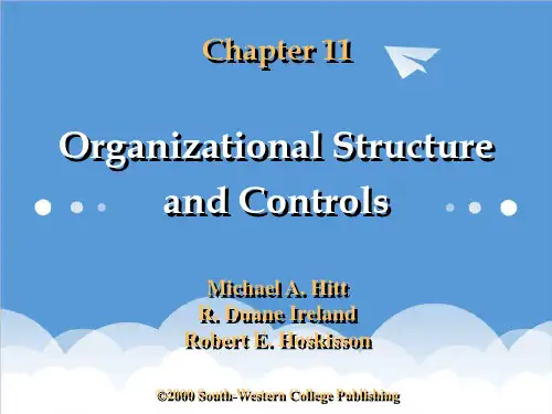 战略管理-StructureandControls战略管理,英文版 精品