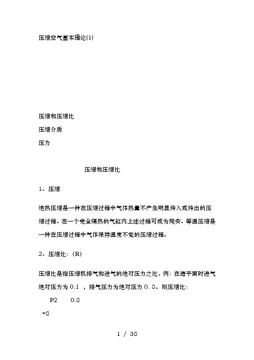 压缩机基础知识