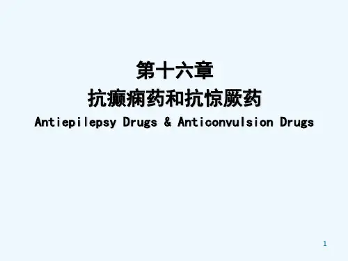 人卫版药理学第8版-抗癫痫药-PPT