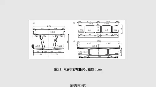桥梁工程桥面构造