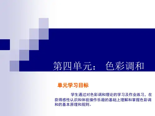 色彩构成4色彩调和讲课资料