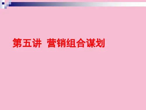 《产品策划》ppt课件