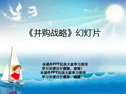 《并购战略》幻灯片