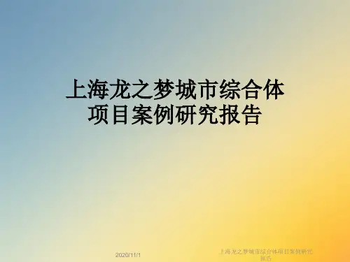上海龙之梦城市综合体项目案例研究报告